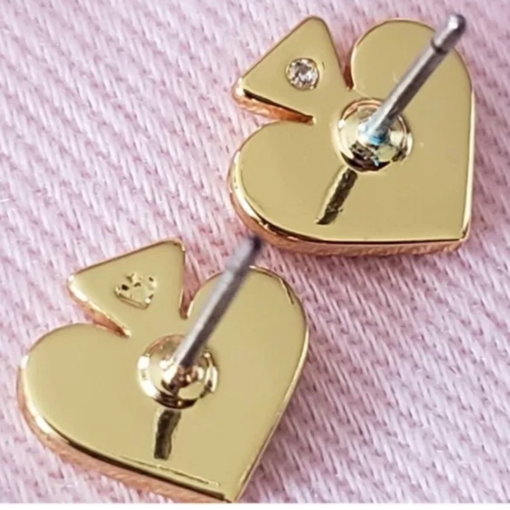 Kate Spade Earrings • Everyday Black Spade • - Picture 3 of 5